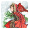 Winter Friends - Cardinal Bird Girl Stickers