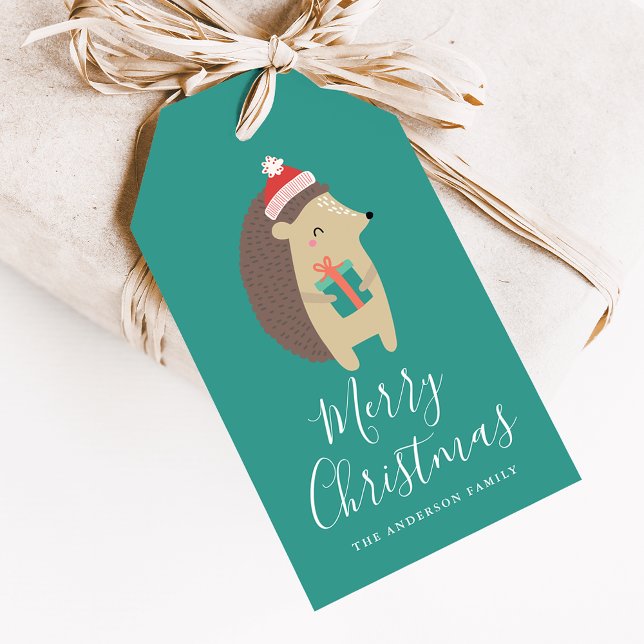 Winter Friends | Hedgehog Holiday Gift Tags (Creator Uploaded)