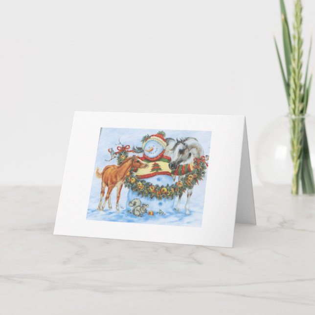 Winter Friends Holiday Card (Front)