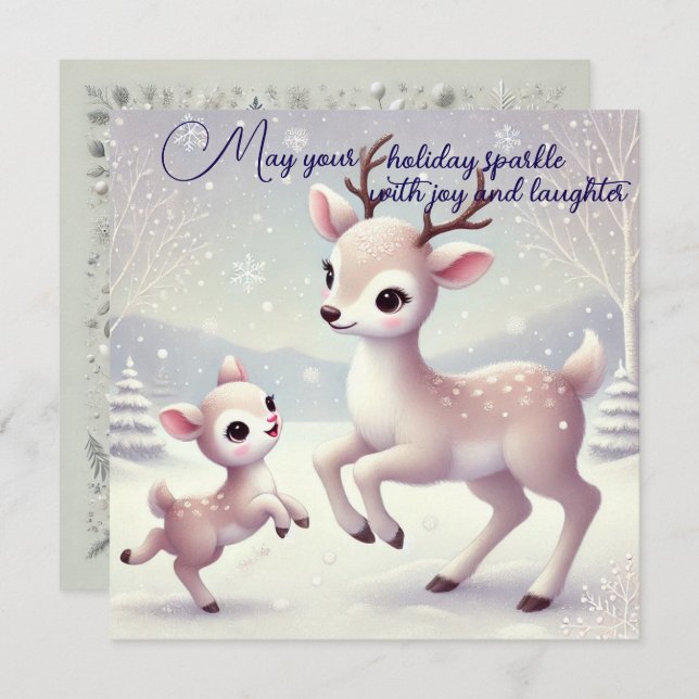 Winter Frolic Card (Front/Back)
