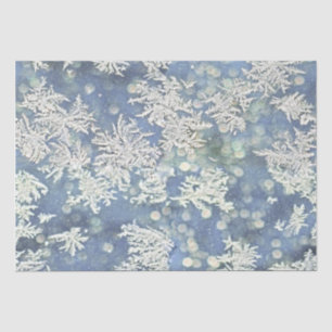 Winter Frost Abstract Photography - Bokeh Effect Tissue Paper