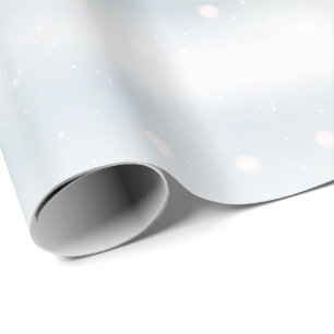 Winter Frost and Snow Wrapping Paper