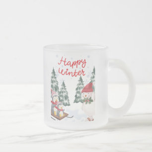 Winter Frosted Mug