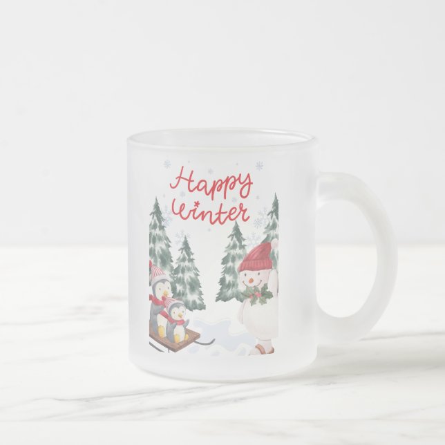 Winter Frosted Mug (Right)