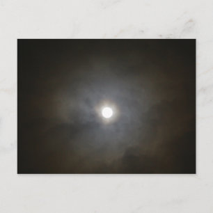 Winter Full Moon Postcard