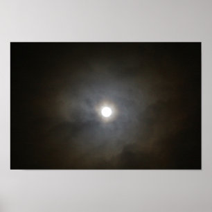 Winter Full Moon Poster