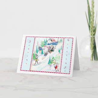 Winter Fun Christmas Card