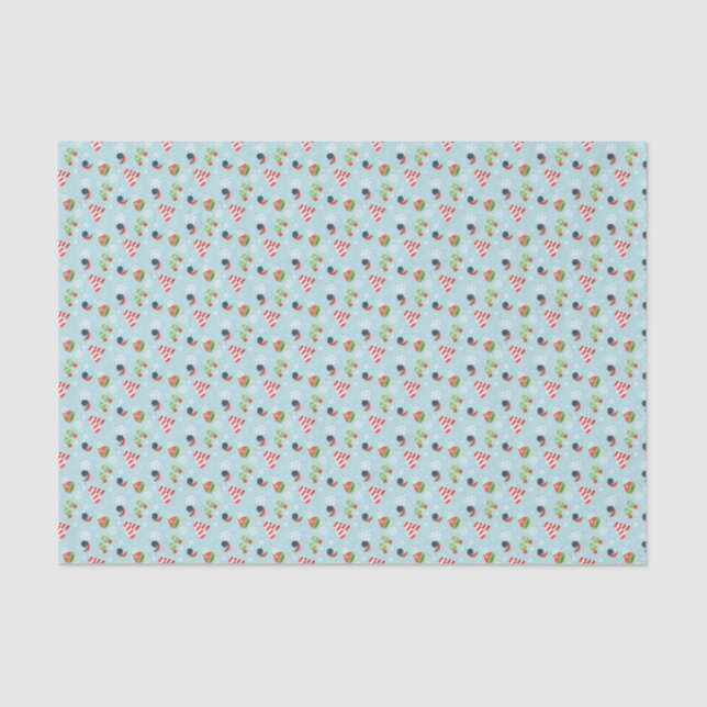 Winter Fun Pattern Tissue Paper (Front)