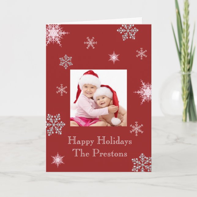 Winter Fun Photo Card (Front)