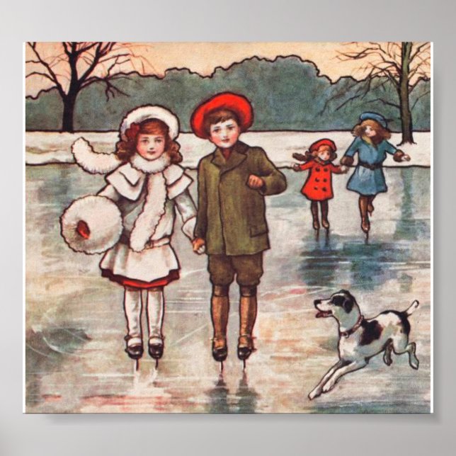 Winter Fun Print, Value Poster Paper (Matte) (Front)