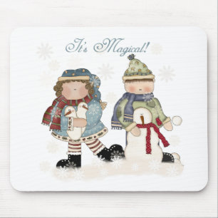 Winter Fun T-shirts and gifts Mouse Mat