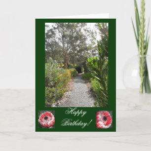 Winter Garden Birthday Card