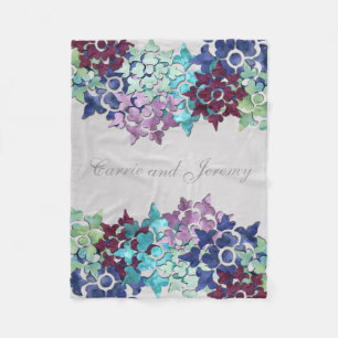 Winter Garden Fleece Blanket