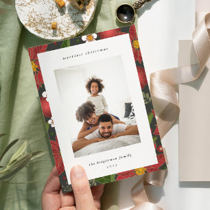 Winter Garden   Holiday Photo Card