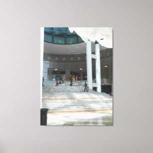 Winter Garden, New York City Canvas Print