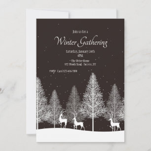 Winter Gathering  Invitation