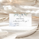 Winter gender neutral guess how many candies card<br><div class="desc">Winter gender neutral guess how many candies card. "Baby it's cold outside" baby shower game.
Matching Sign available.</div>