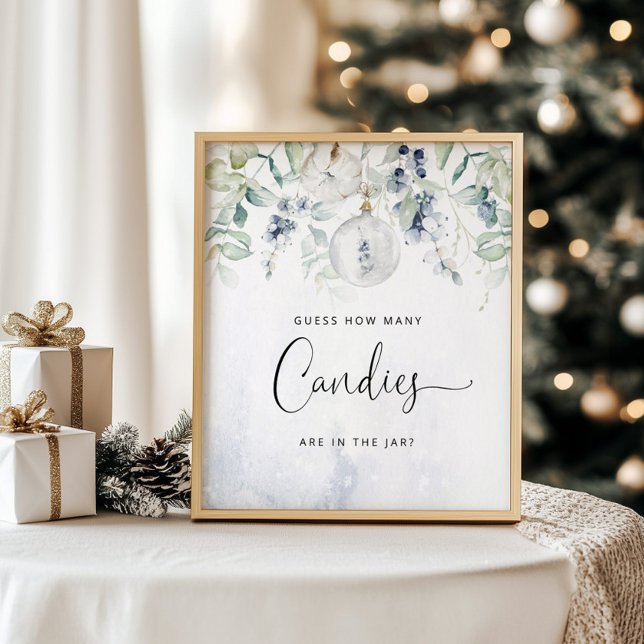 Winter gender neutral Guess how many candies Poster (Creator Uploaded)