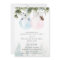 Winter Gender Reveal Baby Shower Invitation