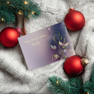 Winter Glow Birthday envelopes