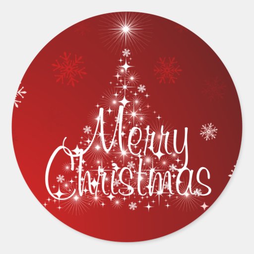 Image of Winter Glow Classic Round Sticker