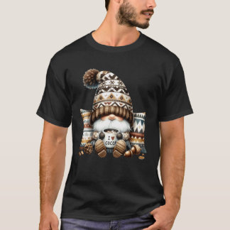 Winter Gnome Fall Accessories with Hot Cocoa Mugs T-Shirt