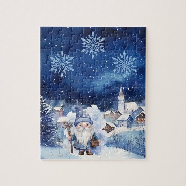 Winter Gnome Jigsaw Puzzle (Vertical)