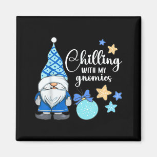 Winter Gnome, Nordic, Christmas Gnome Magnet