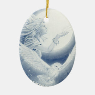 Winter_Goddess Ceramic Tree Decoration
