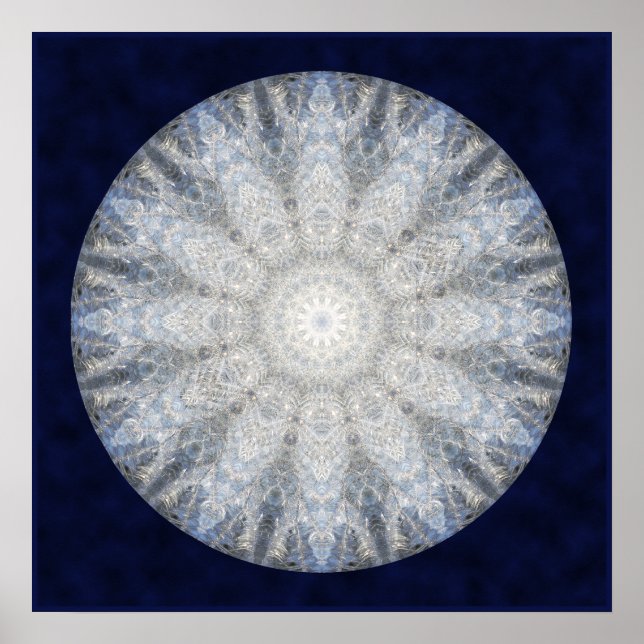 Winter Goddess Mandala Poster (Front)