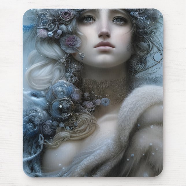 Winter Goddess Mouse Mat (Front)