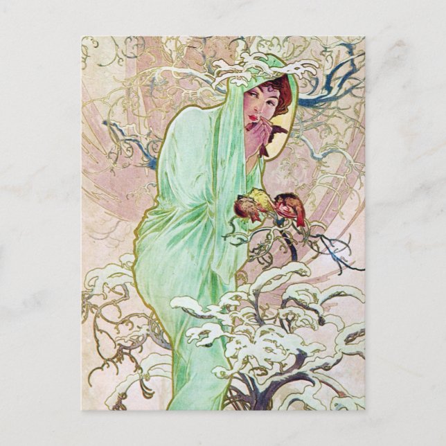 Winter Goddess Postcard (Front)