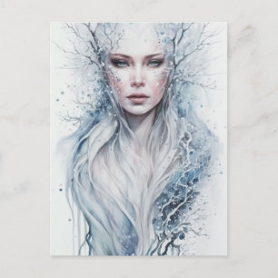 Winter Goddess Postcard
