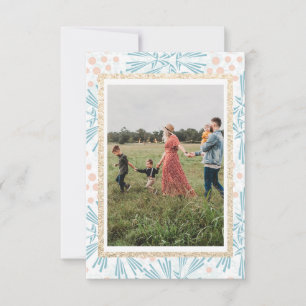 Winter Gold Christmas Photo Cards