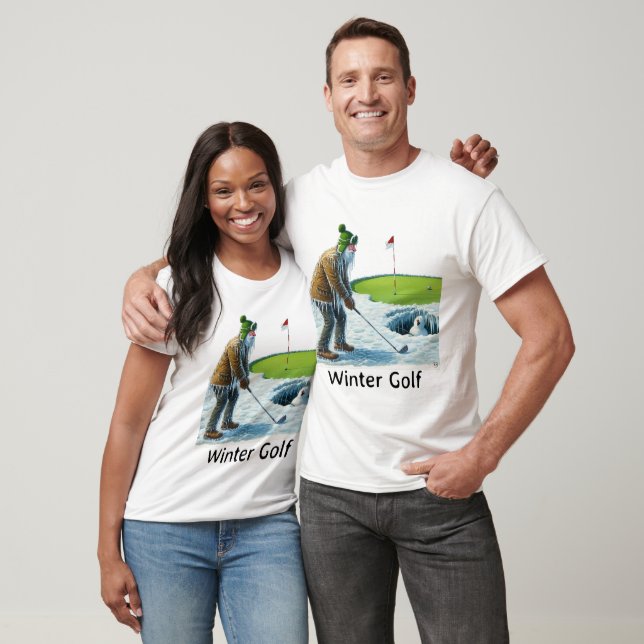 Winter Golf -  Golf T-Shirt (Unisex)