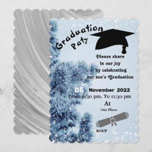 Winter Graduation  Invitation