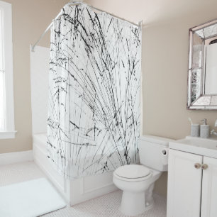 Winter Grass In Snow Shower Curtain