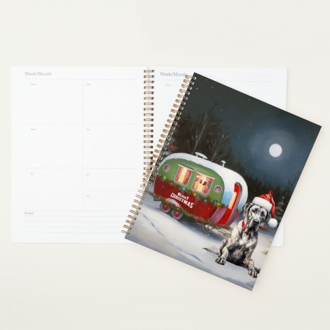 Winter Great Dane Caravan Christmas Adventure Planner (Display)