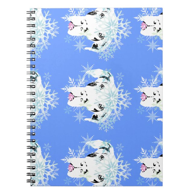 Winter Great Dane Notebook (Front)