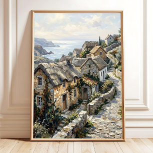Winter Greek Isles Landscape Prints