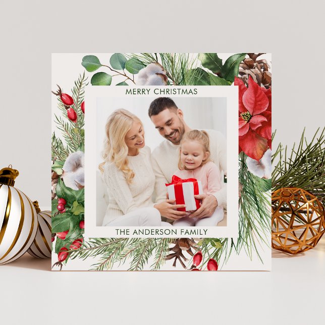 Winter Greenery Christmas Holiday Greeting (Creator Uploaded)