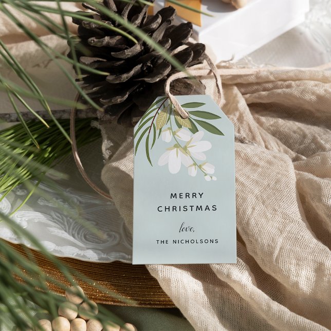 Winter Greenery Holiday Gift Tags (Creator Uploaded)