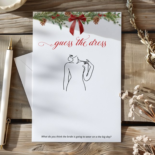 Winter Greenery Red Guess the Dress game (Creator Uploaded)