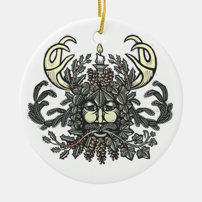Winter-Greenman ornament (Front)