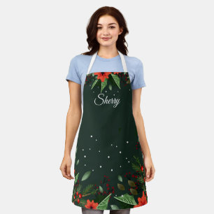 Winter Greens Apron