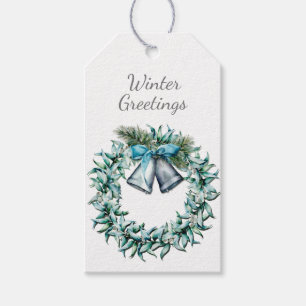 Winter Greetings Holiday Gift Tag