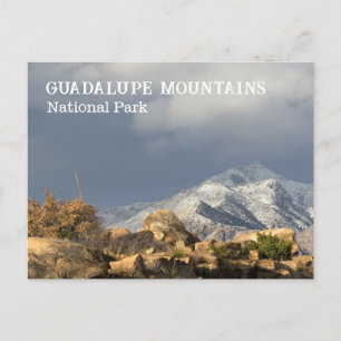 Winter, Guadalupe Peak, Guadalupe Mountains NP Postcard