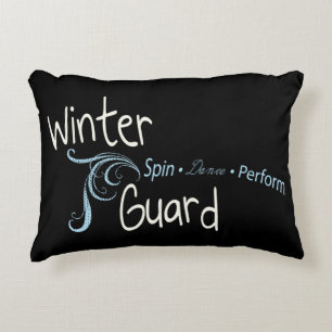 Winter Guard Colour Guard Spin Dance Perform Decorative Cushion