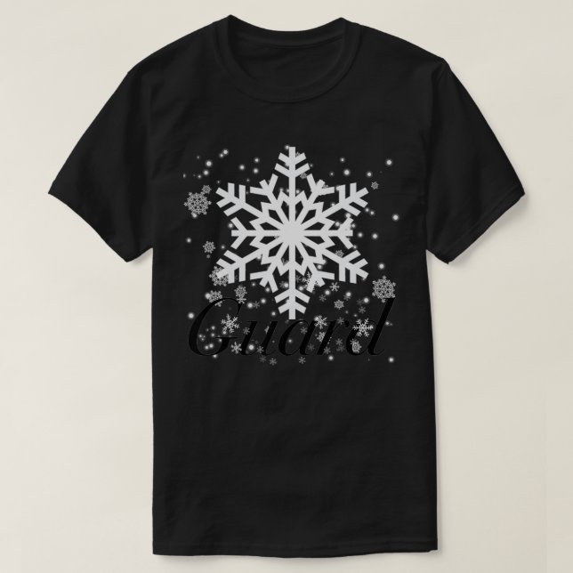 Winter Guard Snowflake Colour Guard  T-Shirt (Design Front)