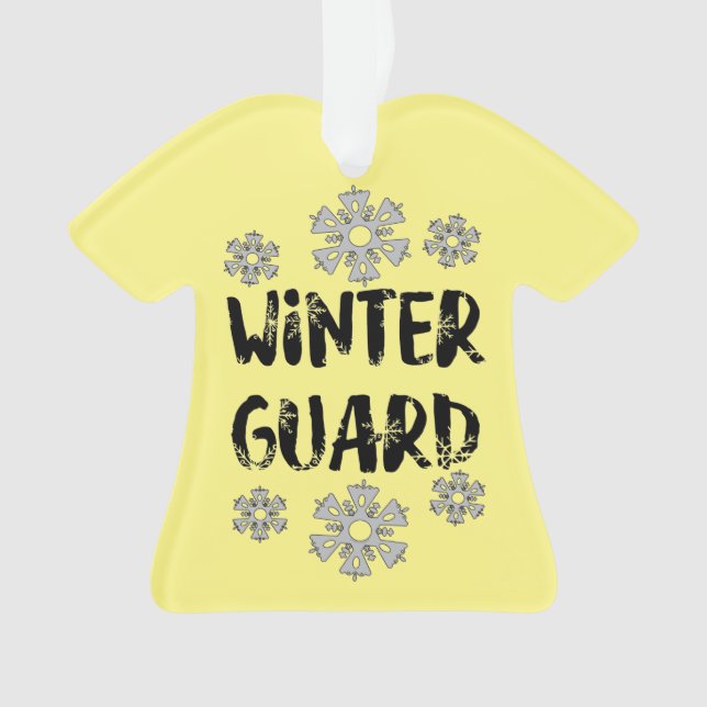 Winter Guard Snowflake Ornament (Front)